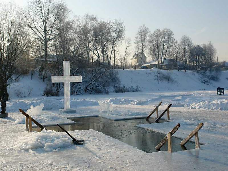 Крещенские купания.